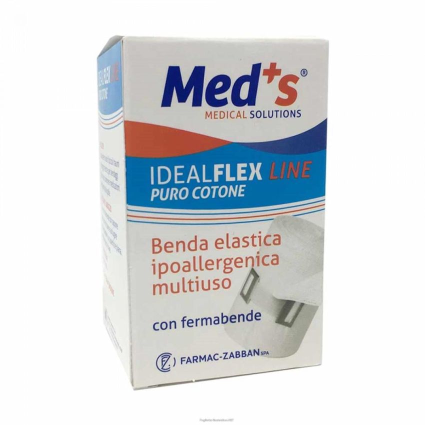Ideal Meds Bendaggio di Cotone Medicale, 4,5m x 10cm