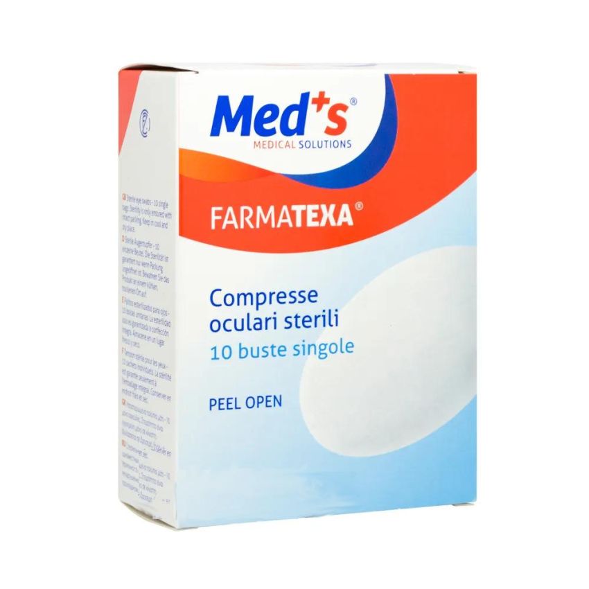 Farmatexa Meds Compresse Sterili per Cura Oculare - 10 Pezzi