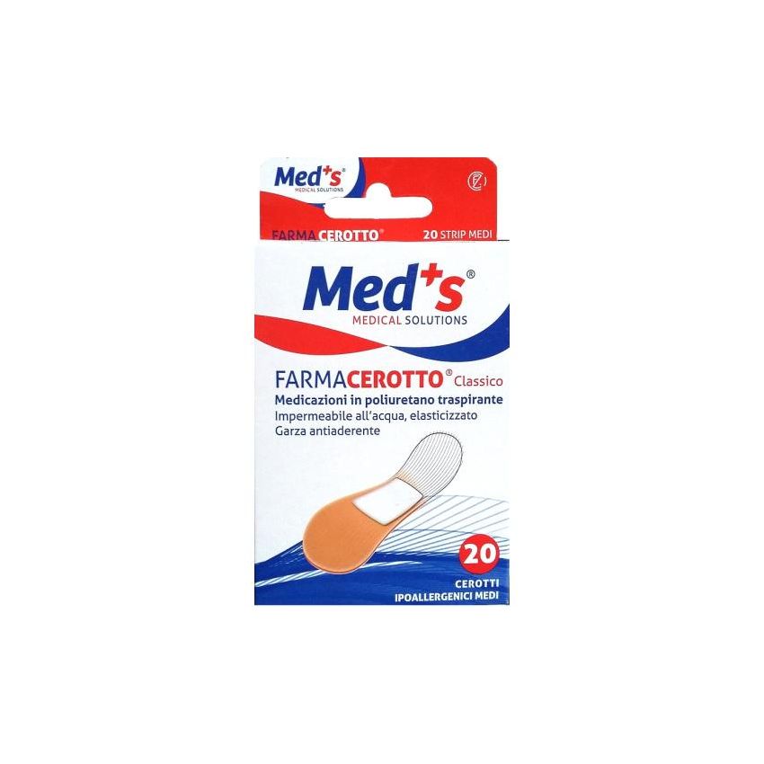 Farmacerotto Meds in Poliuretano Ipoallergenico Medio - 20 Pezzi