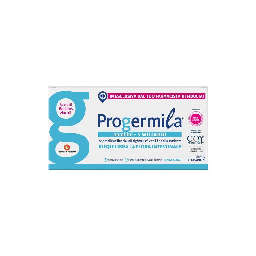 Progermila per Bambini - 6 Flaconcini da 10ml