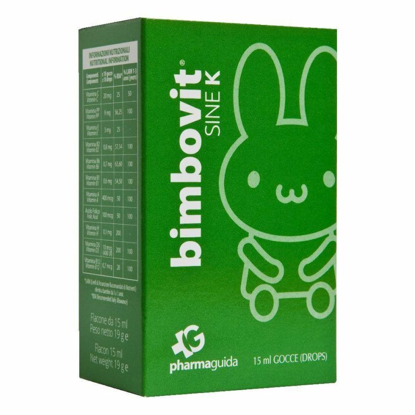 Gocce Bimbovit Sine K Pediatriche da 15ml