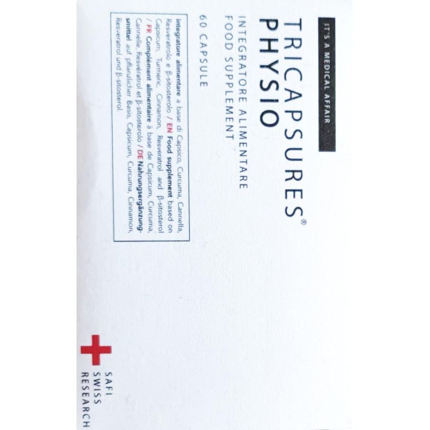 Tricapsures Physio - Integratore in Capsule, Confezione da 60