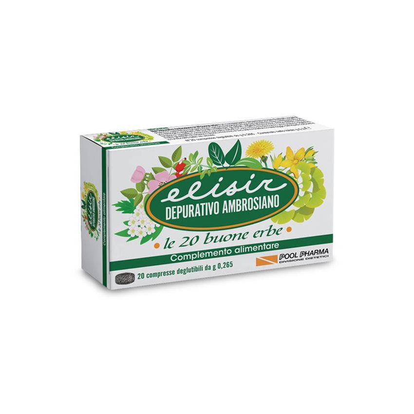 Elisir Depurativo Ambrosiano: Integratore di 20 Compresse