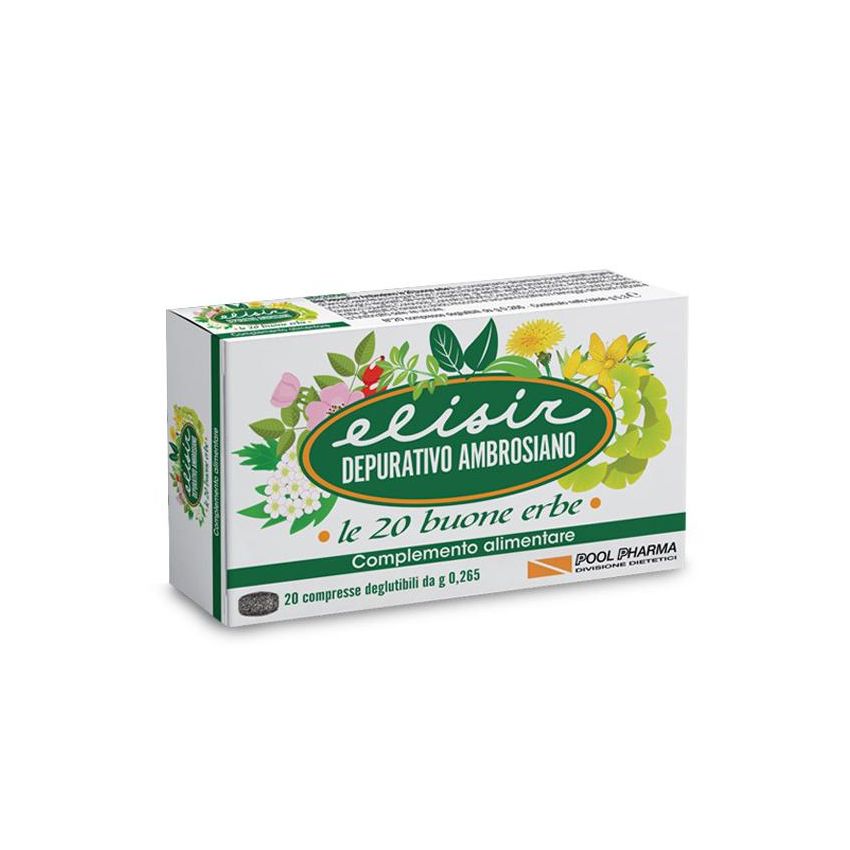 Elisir Depurativo Ambrosiano: Integratore di 20 Compresse