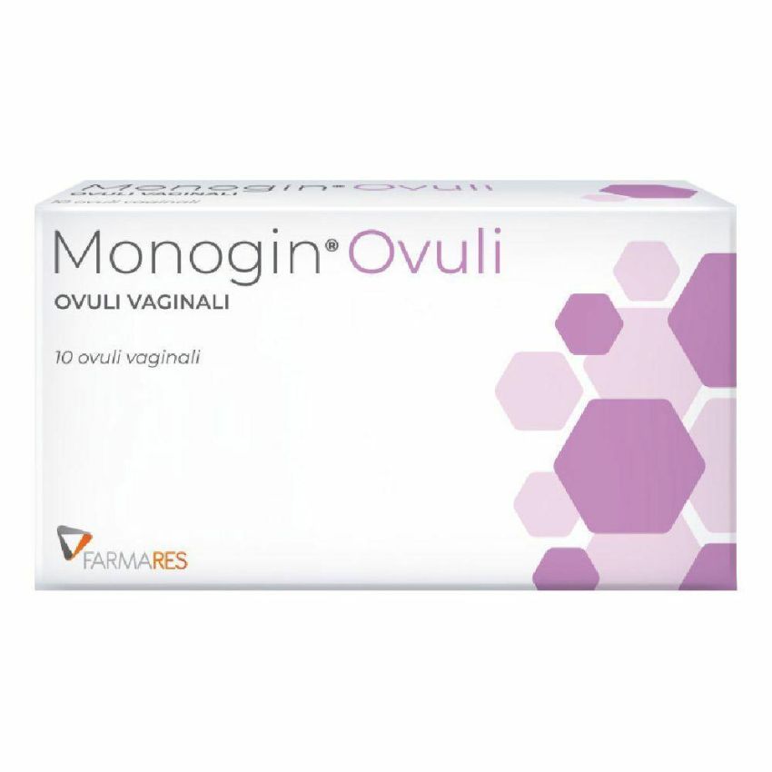 Monogin Ovuli Vaginali - Confezione da 10 Pezzi