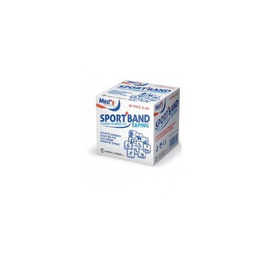 Cerotto Sportivo Med's in Tela Bianca 1000x5cm
