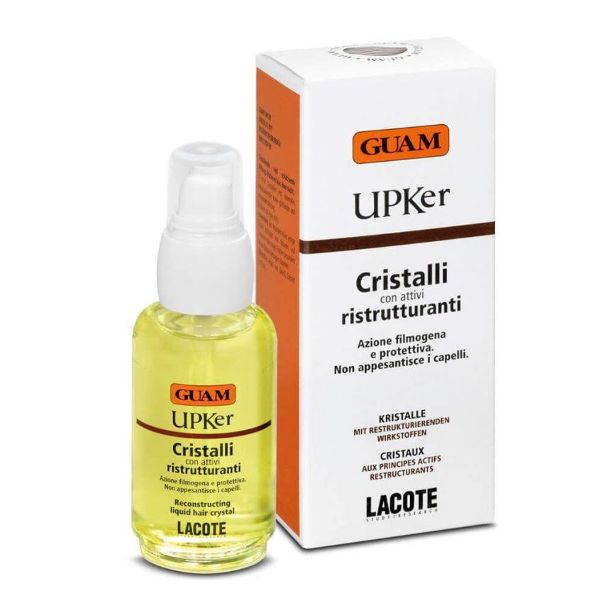 Guam Upker Cristalli Ristrutturanti per Capelli, 50ml