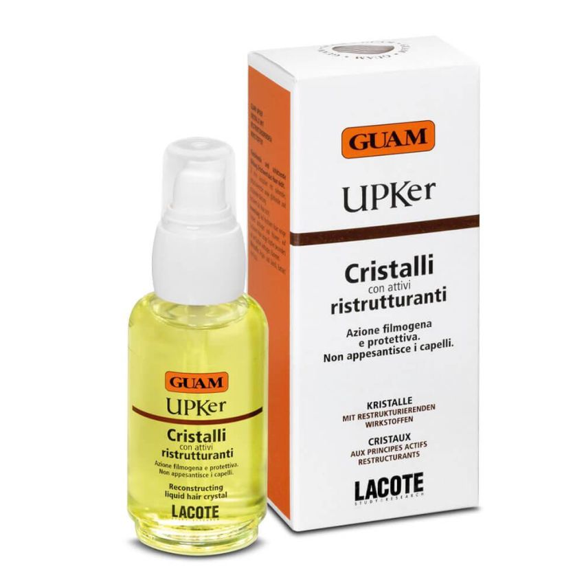 Guam Upker Cristalli Ristrutturanti per Capelli, 50ml