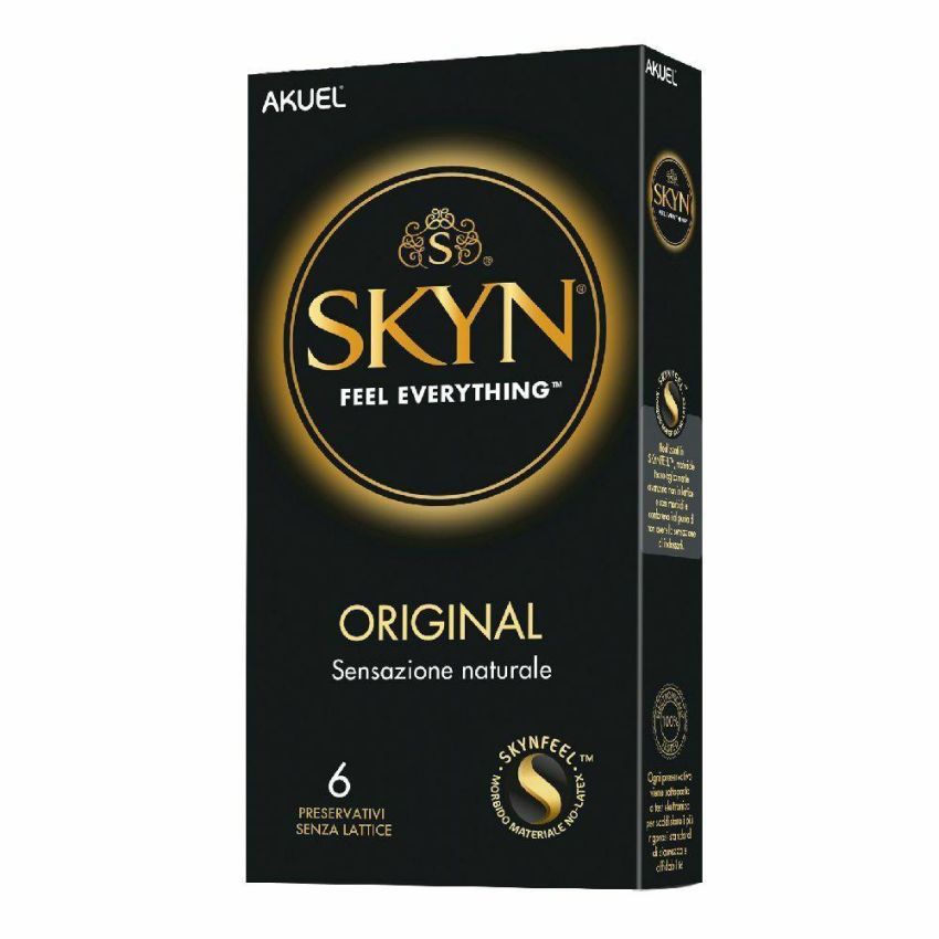 Akuel Skyn Preservativi Originali - Confezione da 6 Pezzi