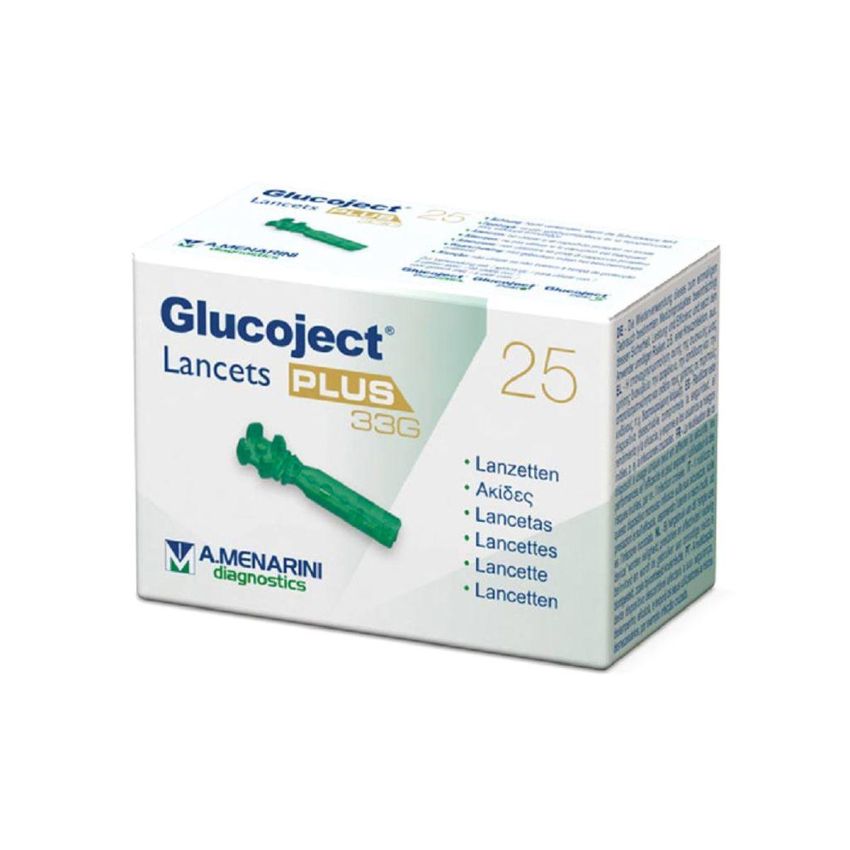 Glucoject Plus - Set di 25 Lancette Pungidito