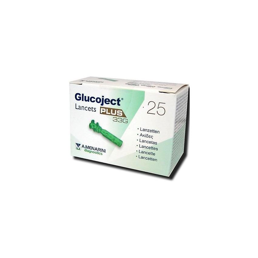 Glucoject Plus - Set di 25 Lancette Pungidito