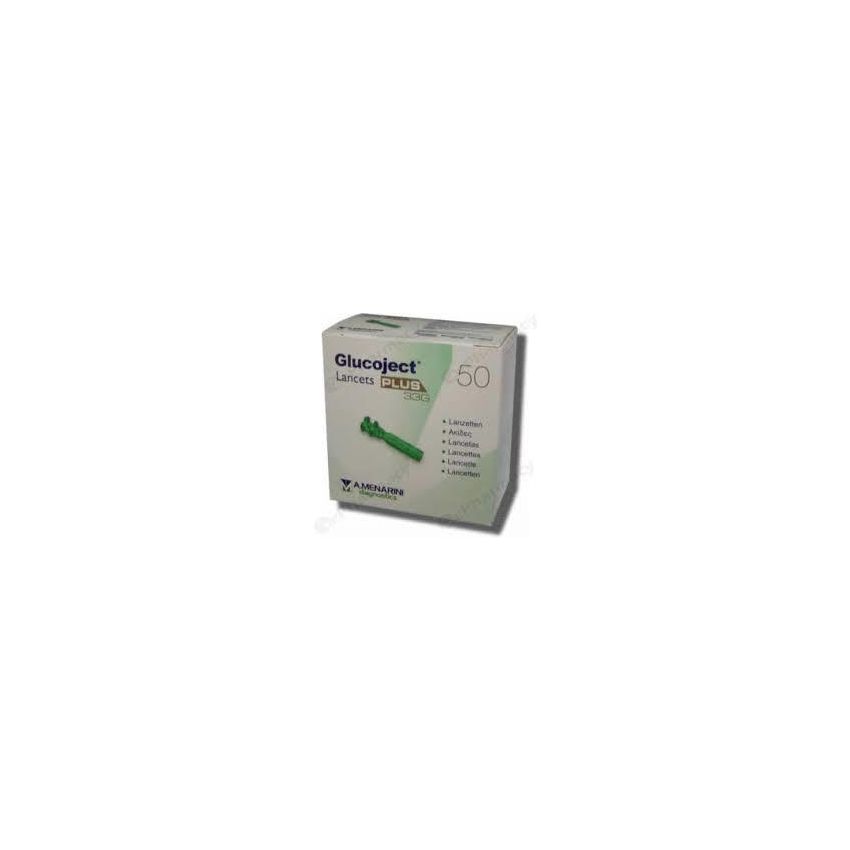 Glucoject Plus G33 - Set di 50 Lancette Pungidito per Controllo Glicemia