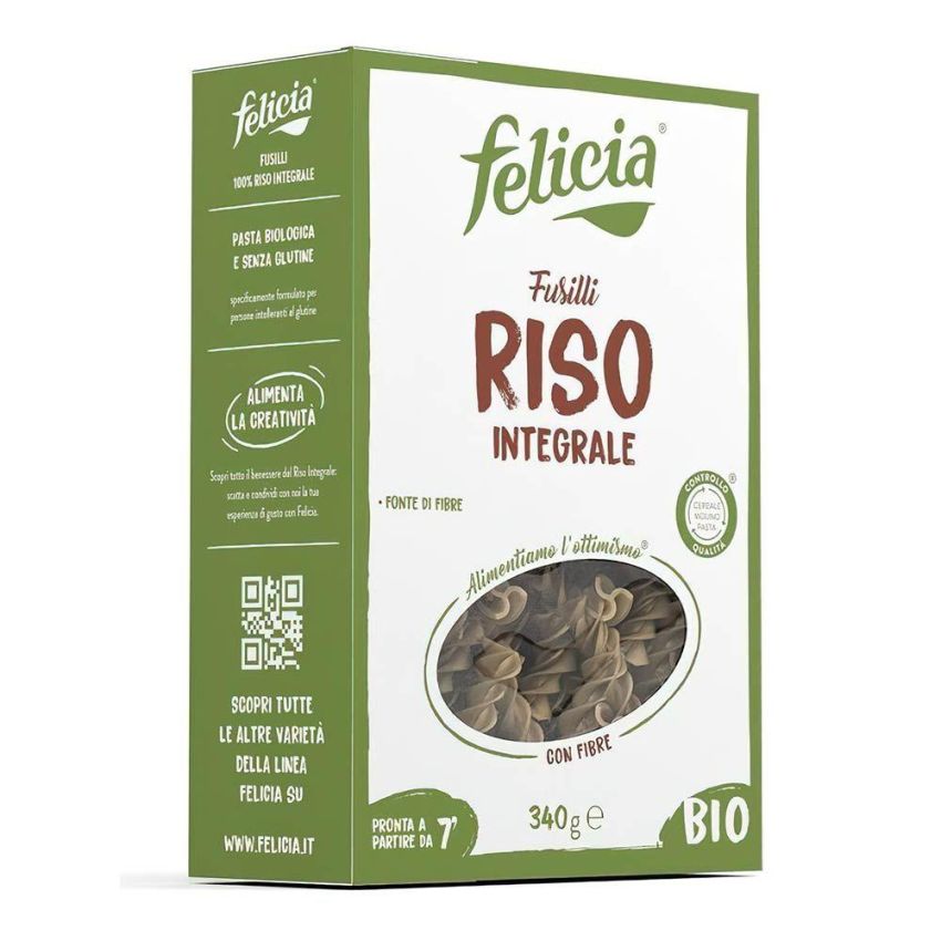 Felicia Bio Fusilli di Riso Integrale 340g