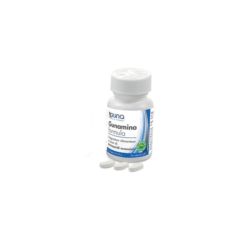 Gunamino Formula - Supplemento Nutrizionale, 50 Compresse