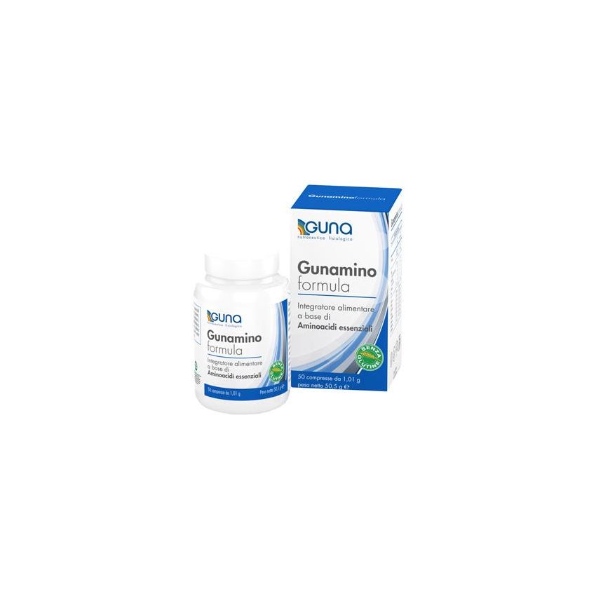 Gunamino Formula - Supplemento Nutrizionale, 50 Compresse