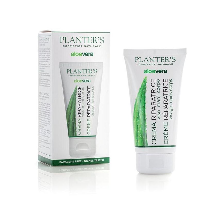 Crema Riparatrice Multiuso all'Aloe Vera di Planter‚Äôs - 150 ml, per Viso, Mani e Corpo