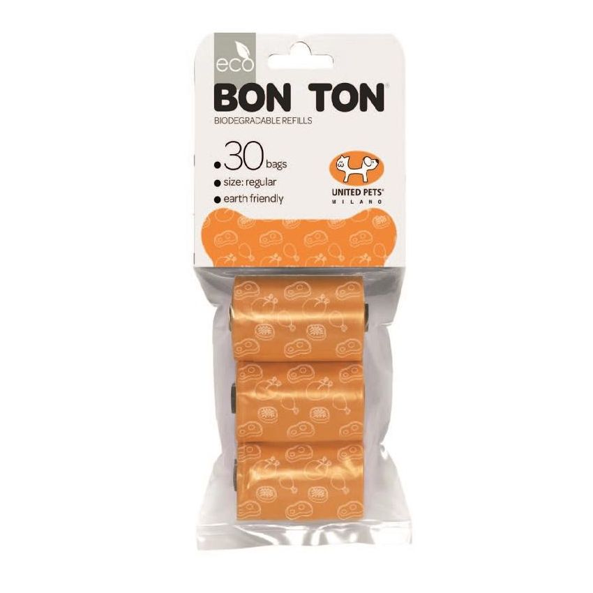 Bon Ton Ricarica Sacchetti Per Dispenser Regular Arancio