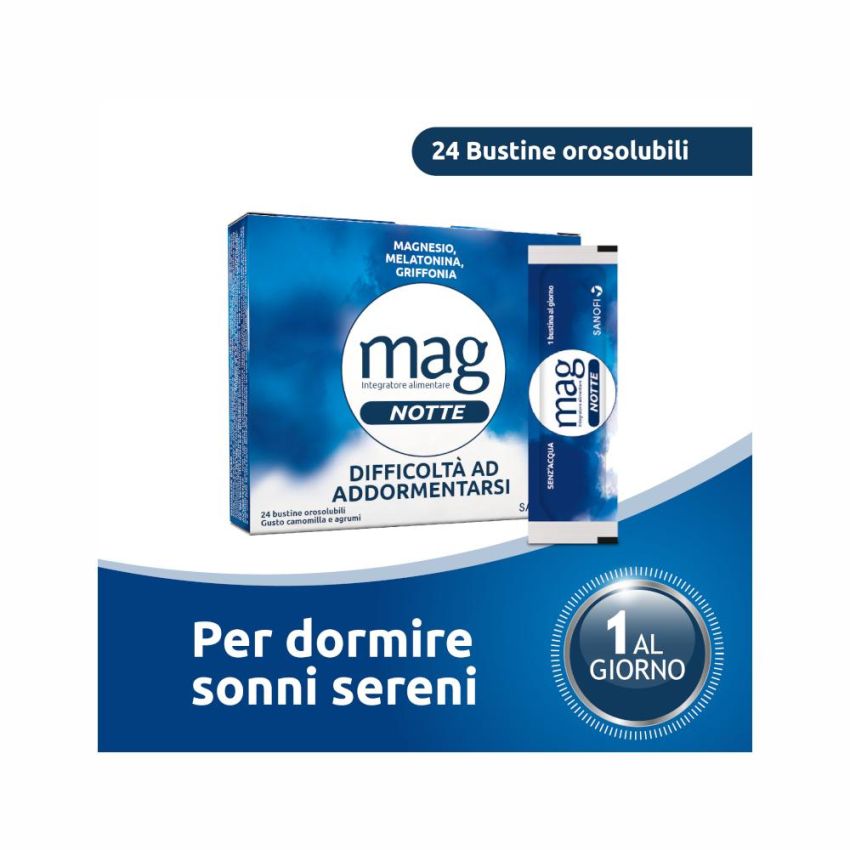 Mag Notte - Integratore Notturno in 24 Bustine