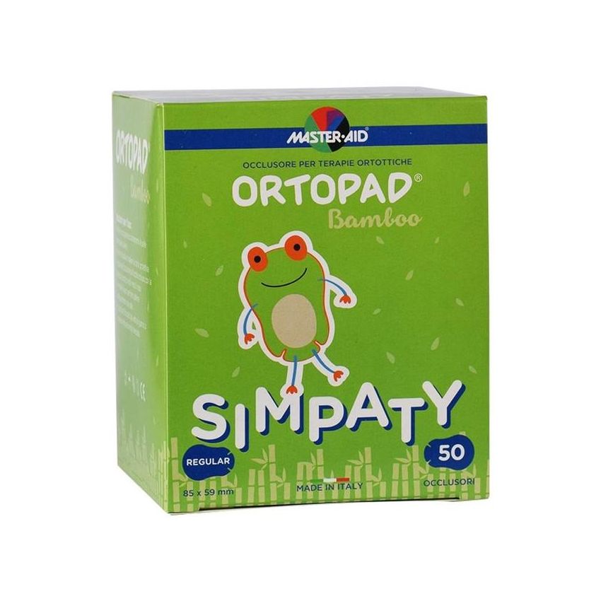 Ortopad Simpaty - Cerotti Oculari Ortopedici Regular, 85x59mm, Confezione da 50 Pezzi