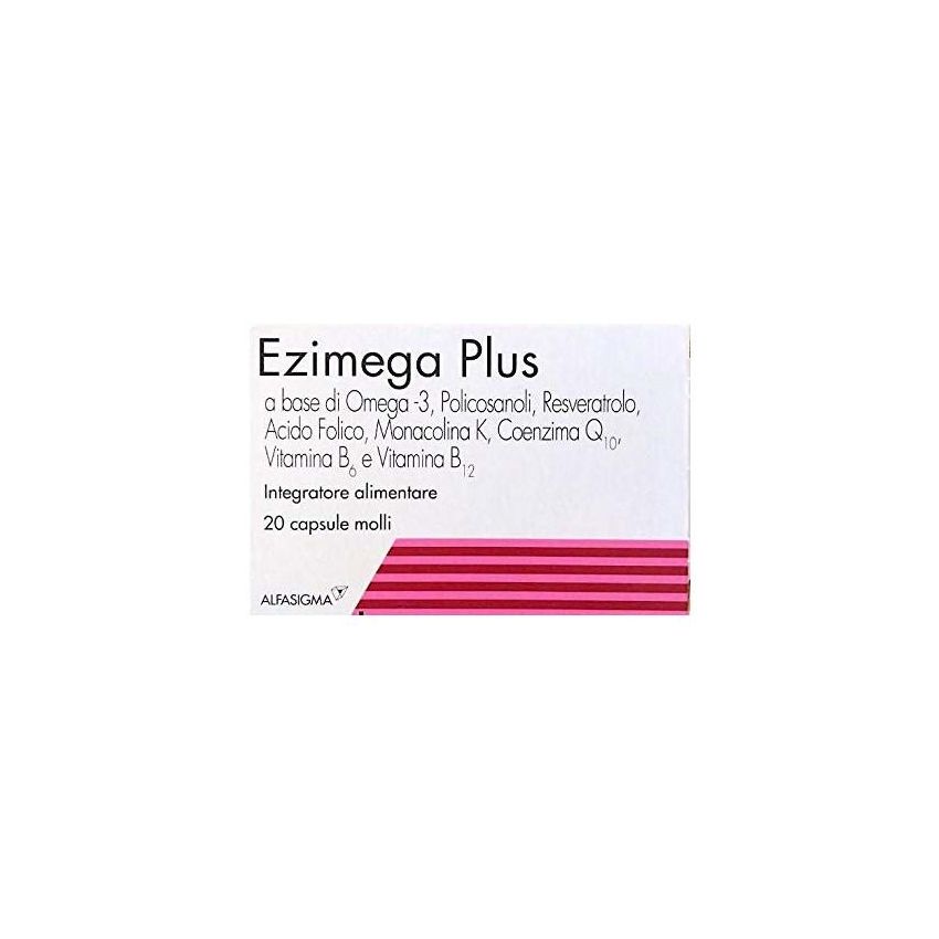 Ezimega Plus - Pacchetto di 20 Capsule di Integratore Alimentare