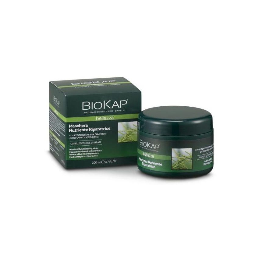 Biokap Maschera Nutritiva e Riparatrice per Capelli 200ml