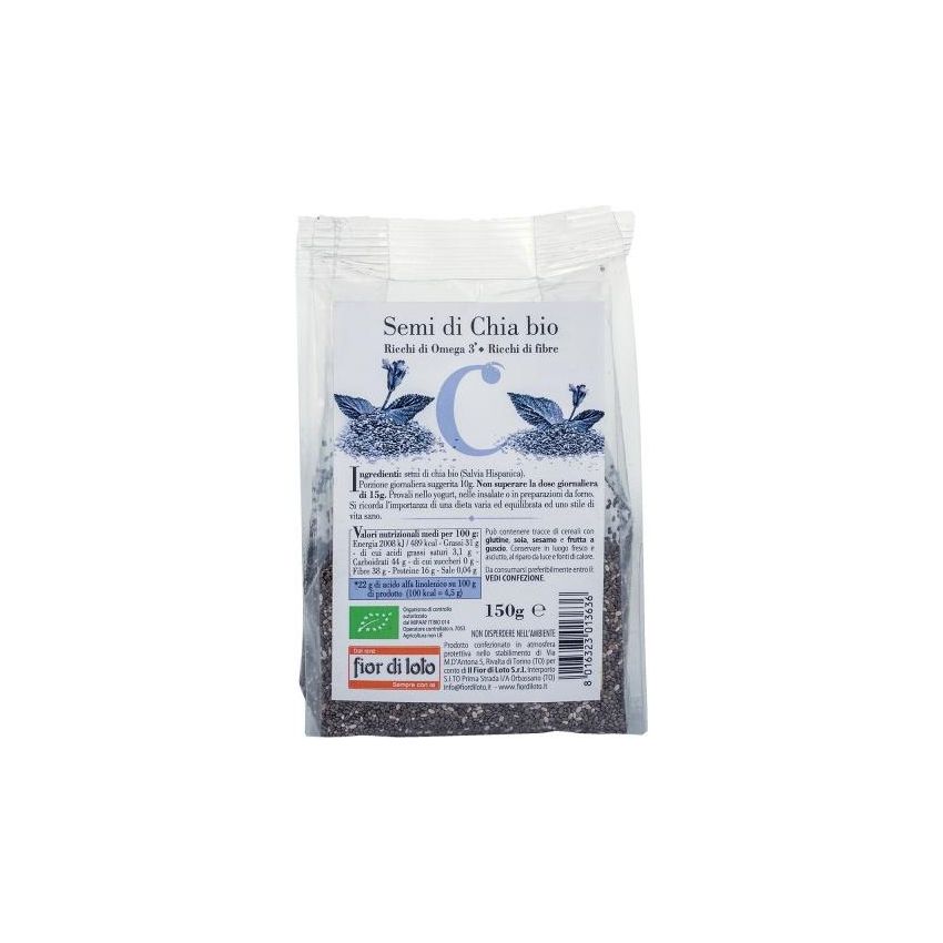 Semi Biologici di Chia Fiori di Loto - 150g