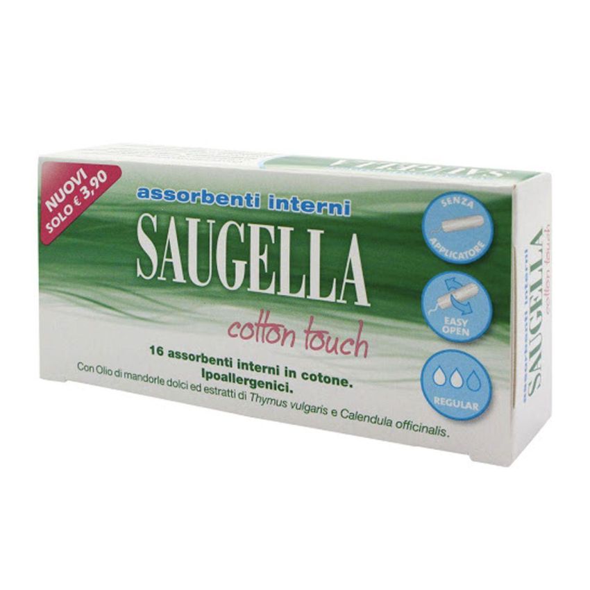 Saugella Regular - 16 Tamponi Assorbenti Interni