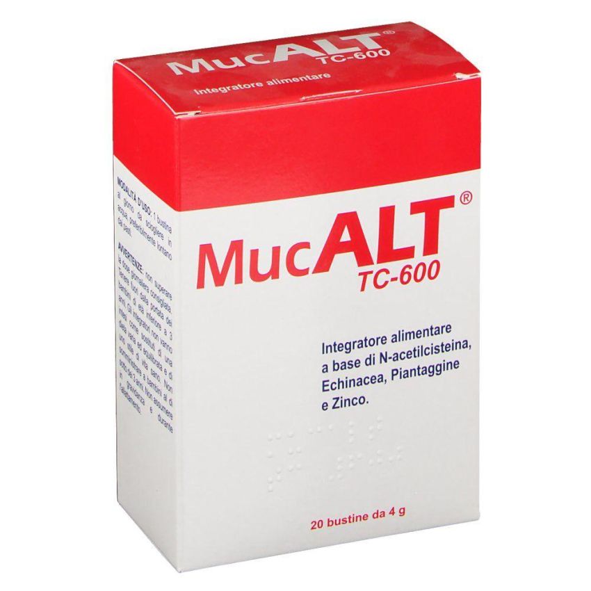 Mucalt TC-600 - 20 Bustine Effervescenti