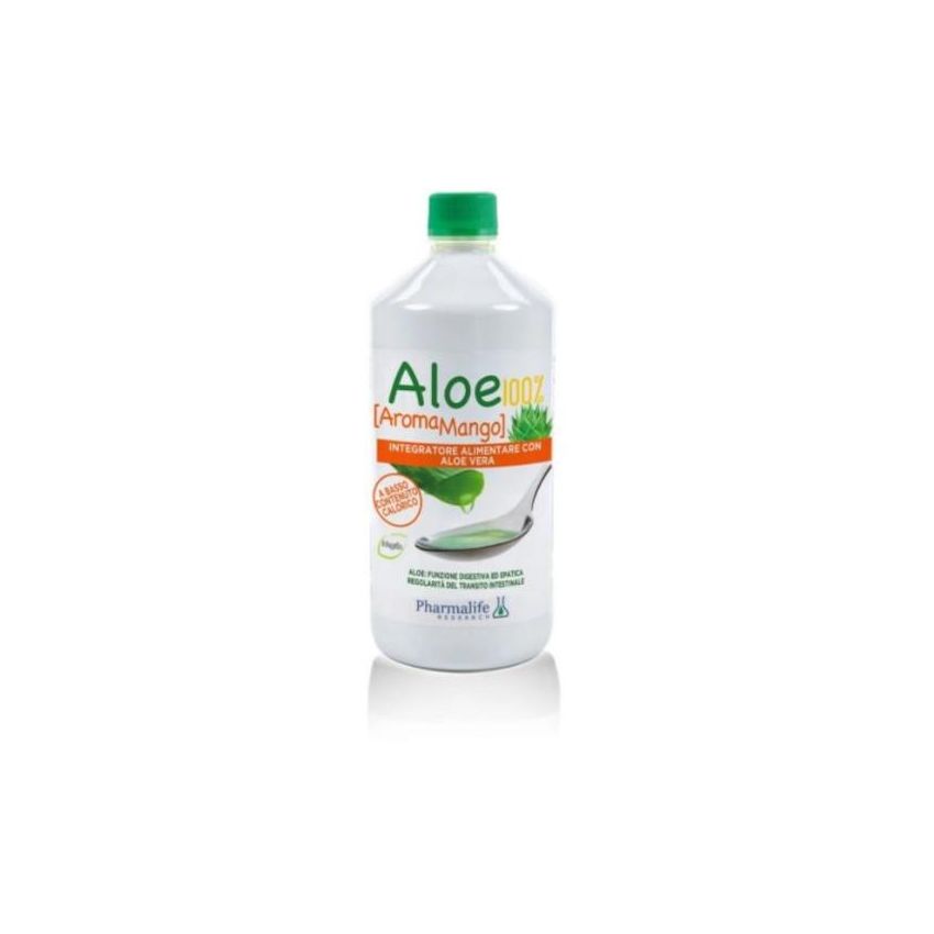 100% Puro Succo di Aloe Vera con Aroma di Mango - 1 Litro