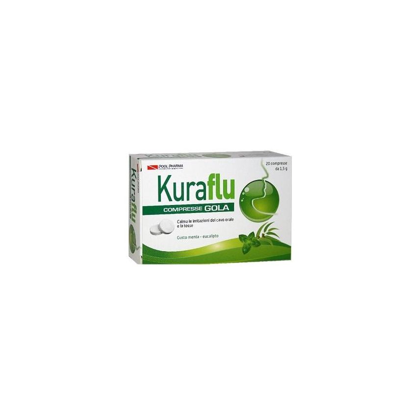 Kuraflu Gola Eucalipto - 20 Compresse da 1.5g
