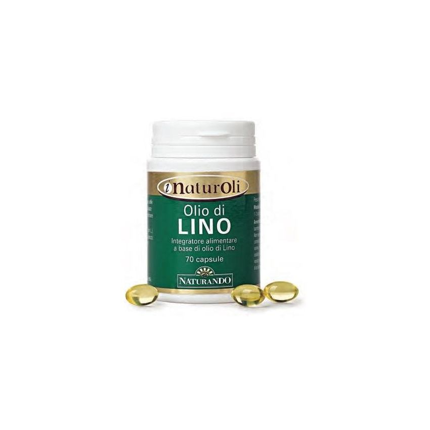 Naturoli Olio di Lino - 70 Capsule Nutritive Naturale