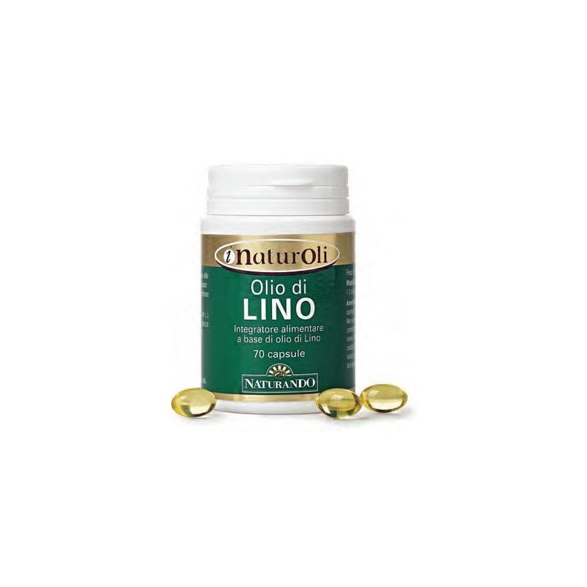 Naturoli Olio di Lino - 70 Capsule Nutritive Naturale