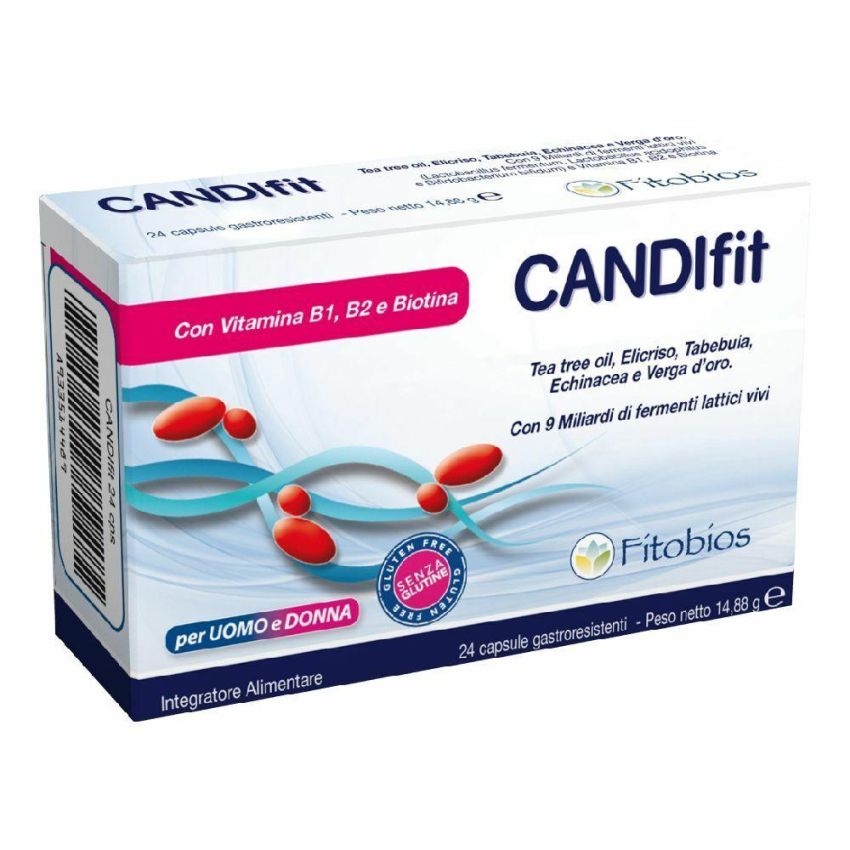 Candifit 24 Capsule Gastroresistenti per Salute Digestiva