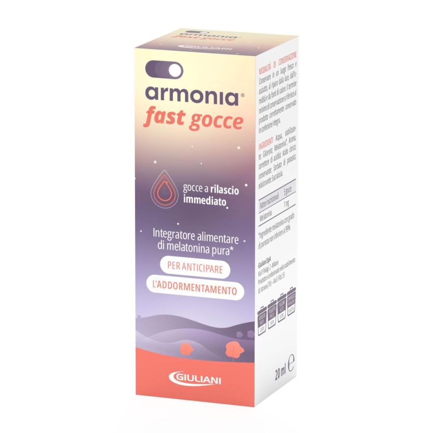 Armonia Melatonina Rapida 1mg in Gocce - Flacone da 20ml
