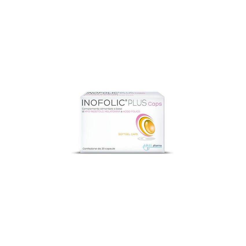 Inofolic Plus - Integratore di Inositolo e Acido Folico, 20 Capsule
