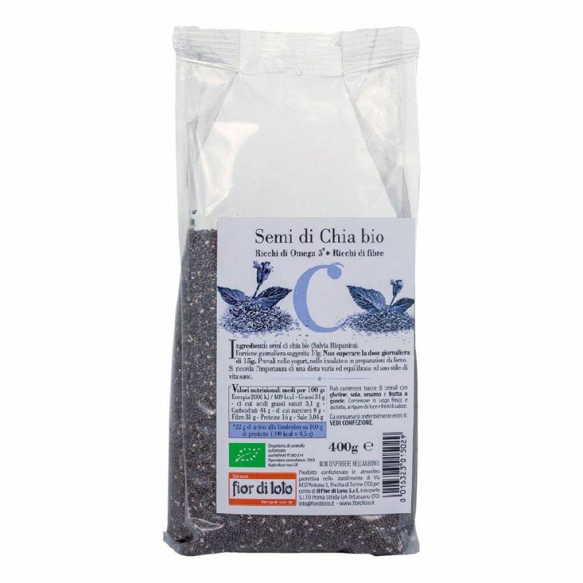 Semi di Chia Biologici Fiori Di Loto 400g
