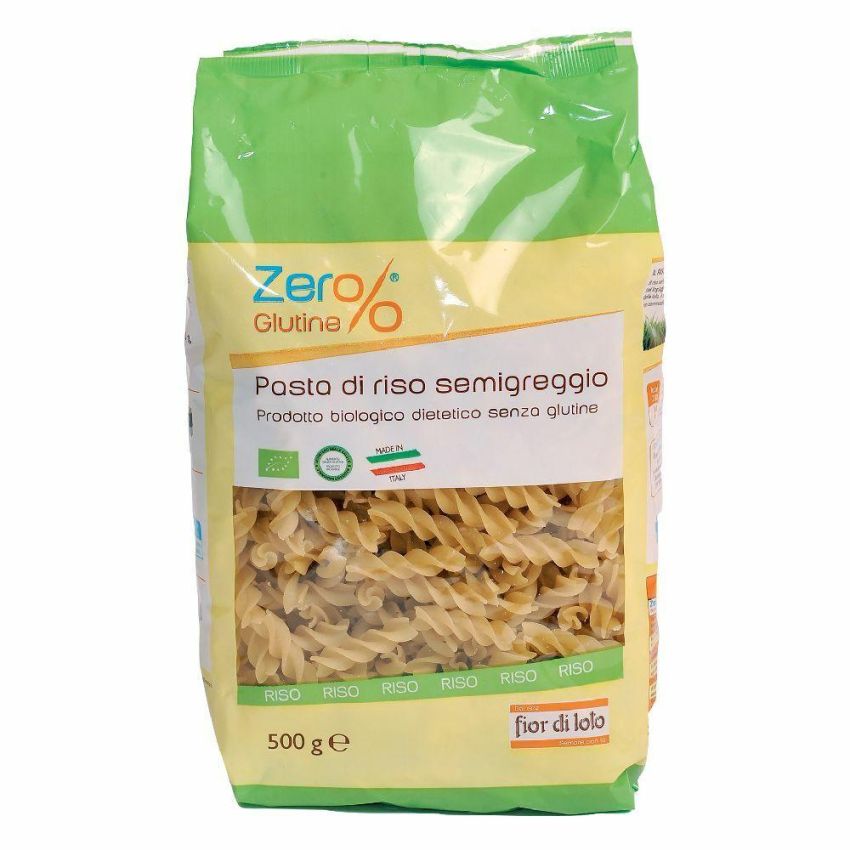 Fusilli di Riso Integrale 100% Senza Glutine