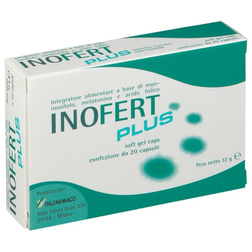 Inofert Plus - Integratore per la Fertilità, 20 Capsule Softgel