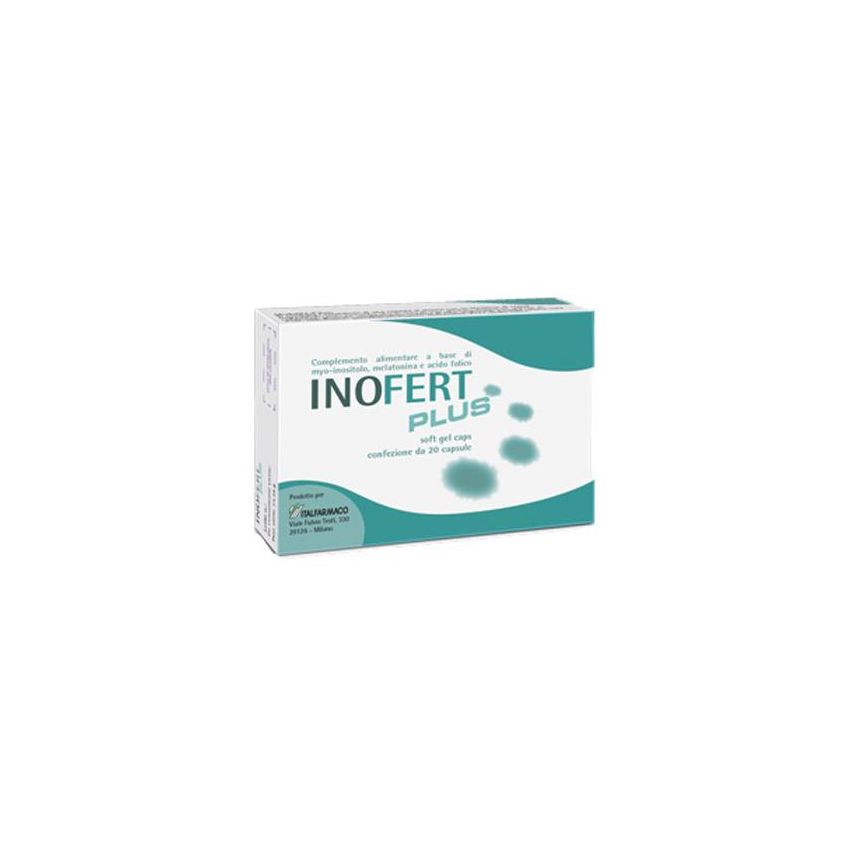 Inofert Plus - Integratore per la Fertilità, 20 Capsule Softgel