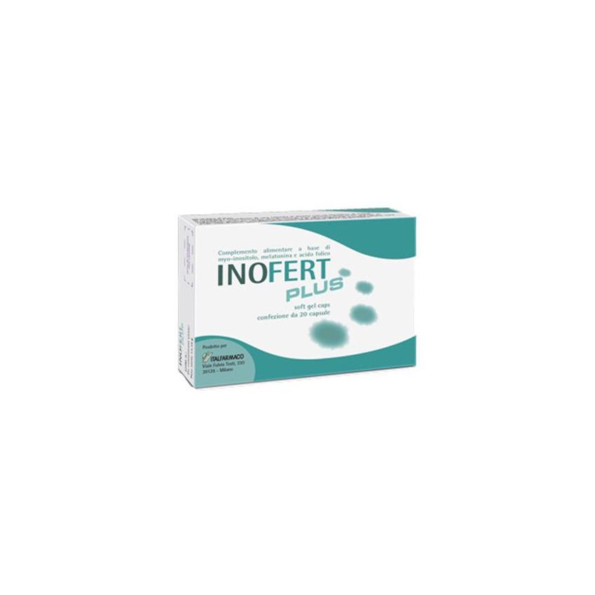Inofert Plus - Integratore per la Fertilità, 20 Capsule Softgel