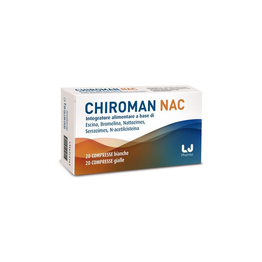 Chiroman Nac: Set di 20 Capsule e 20 Compresse per il Benessere delle Mani