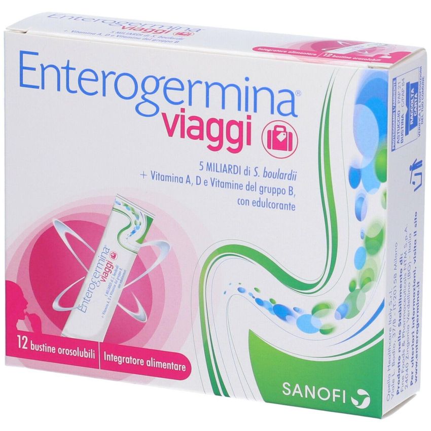 Enterogermina Bustine per Viaggi - Confezione da 12