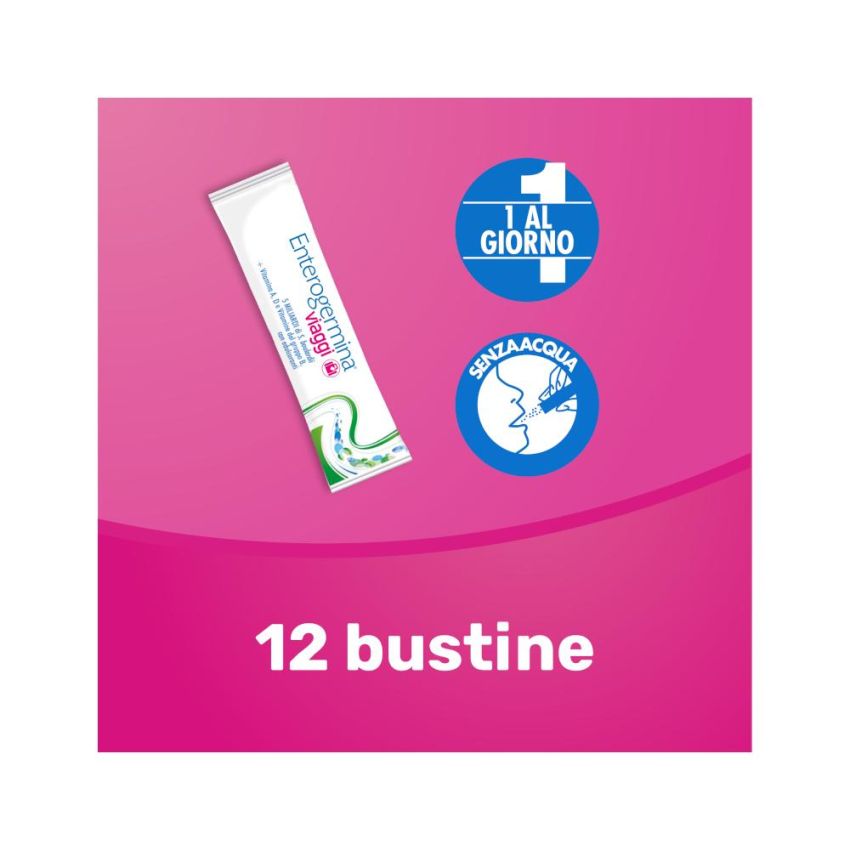 Enterogermina Bustine per Viaggi - Confezione da 12