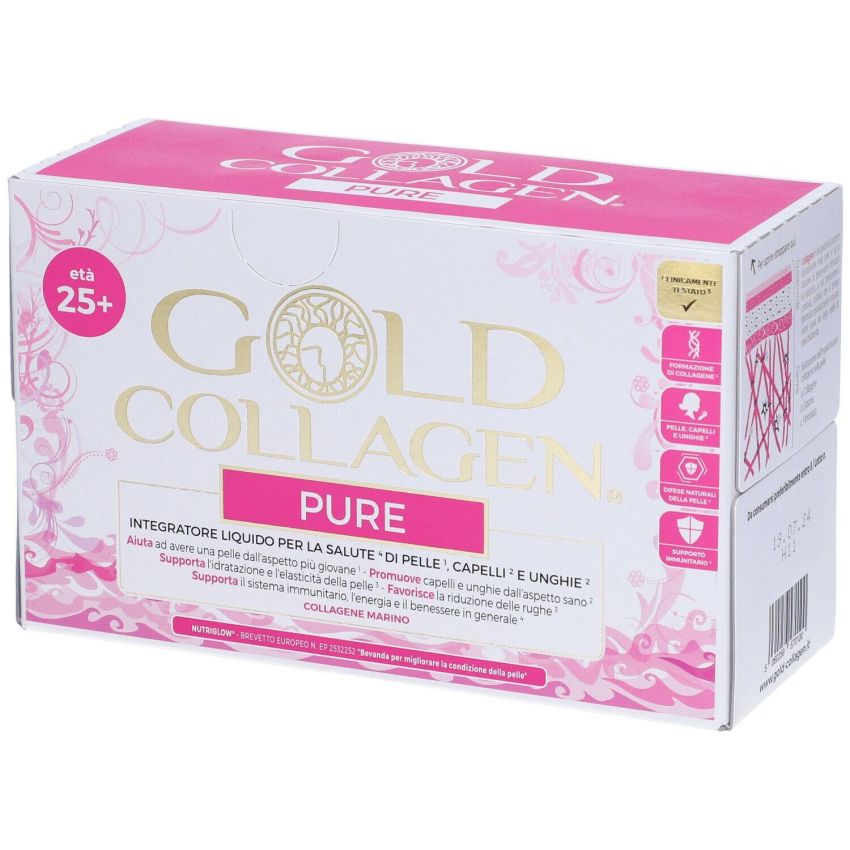 Pure Gold Collagen Liquid Supplement, 10x50ml
