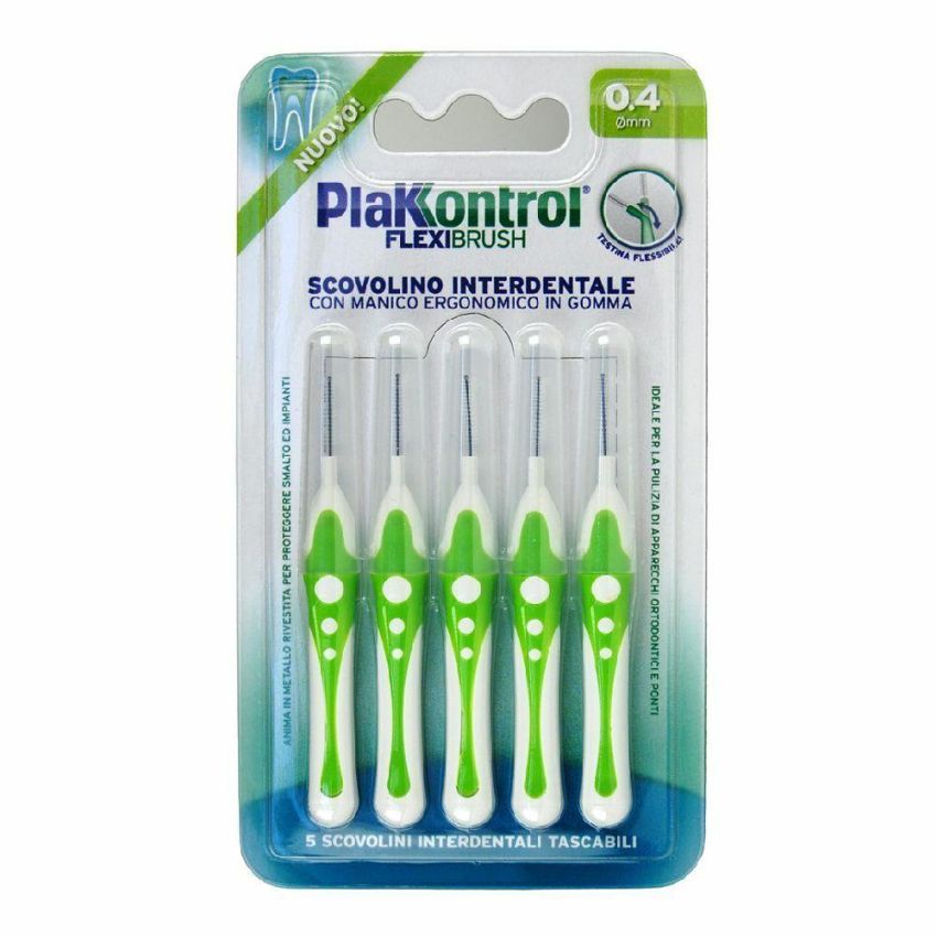 Plakkontrol Scovolini Flexi Brush 0.4mm - Set di 5 Pezzi