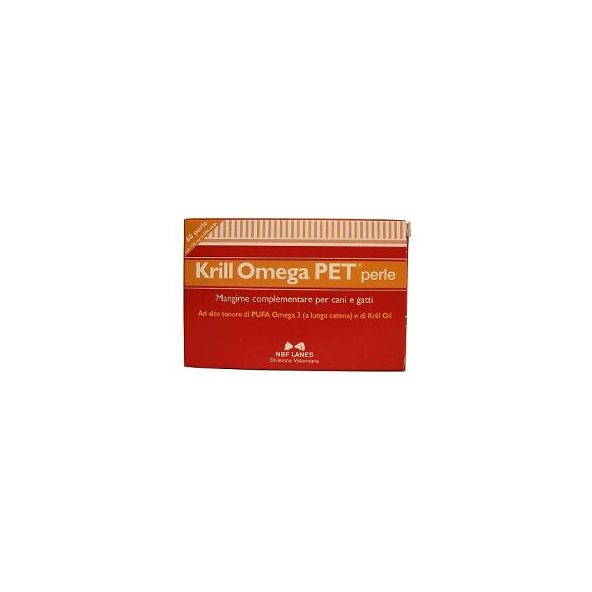 Perle Complementari di Omega Krill per Cani e Gatti - Pacco da 60