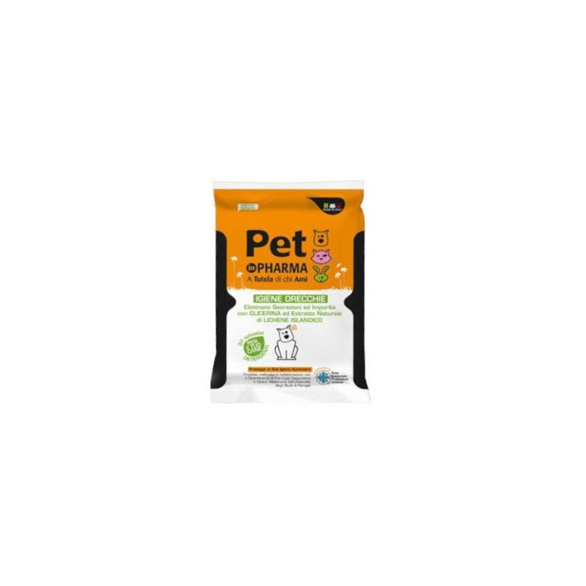 Pet In Pharma - Salviette per Pulizia Orecchie dei Cani - 30 Pezzi