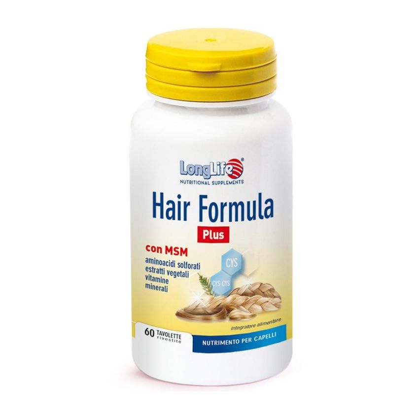 Formula Avanzata per Capelli Longlife Plus - 60 Tavolette