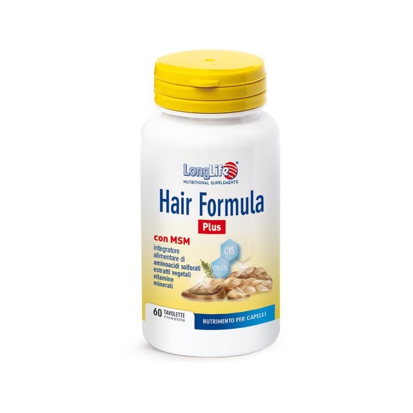 Formula Avanzata per Capelli Longlife Plus - 60 Tavolette