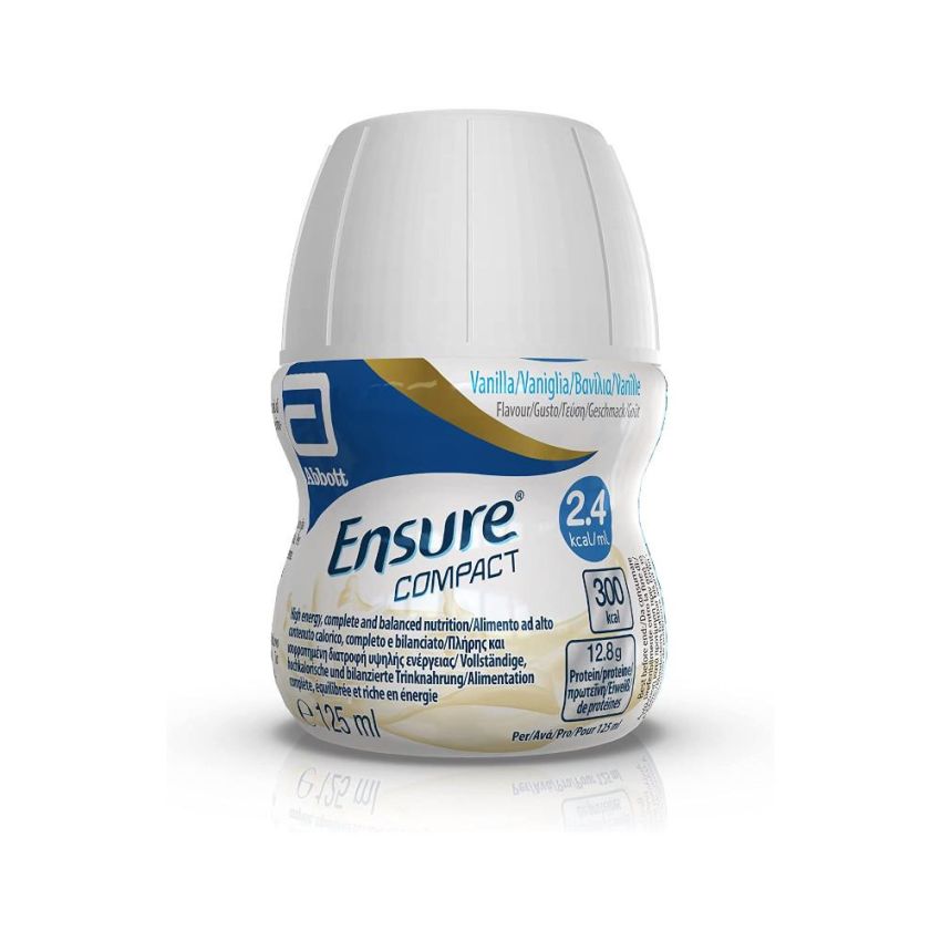 Ensure Compact Vanilla Formula - 4 x 125ml